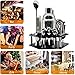 HeiDD 14-Piece Cocktail Shaker Set with Stand : Bartender Kit | Perfect Bar Set/Cocktail Set for Home with All Essential Bar Tools | Bartender Set