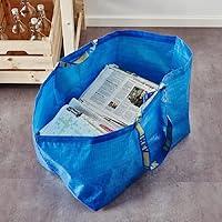 Vista 3 de I-K-E-A Frakta Shopping Bag Large Blue (Set of 4) Grocery Laundry Tote Bag