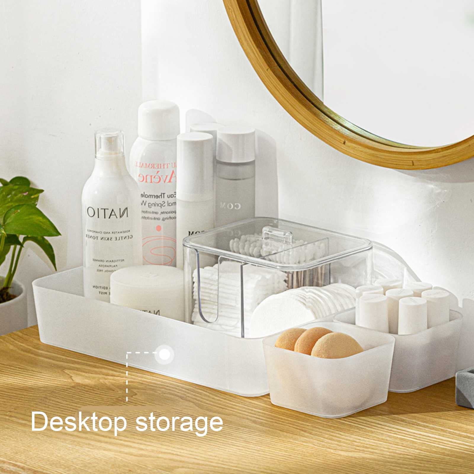 Set de Stockage en Plastique de séparateur de tiroir, 12 boîtes de Rangement de Combinaisons gratuites, boîtes de Stockage de cosmétiques et de Papeterie, Fournitures de Bureaux domestiques