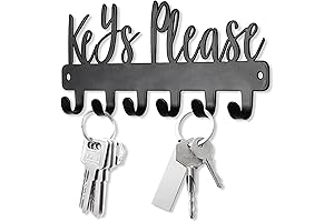 Small Black Key Holder On Wall