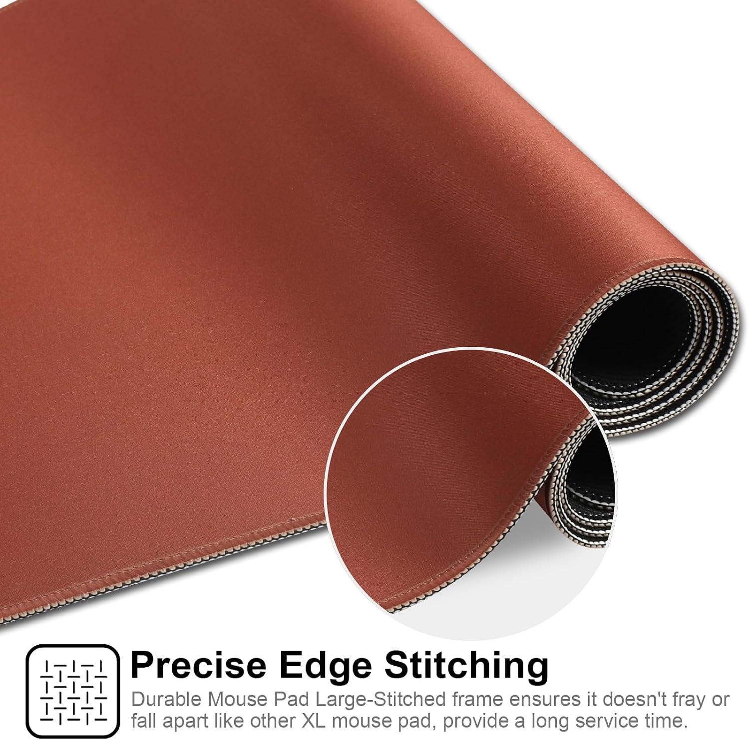 XXL Gaming Mouse Pad 35.4x15.7 Professional Large Mouse Pad & Computer Game Mouse Mat-90x40 Brown - 5