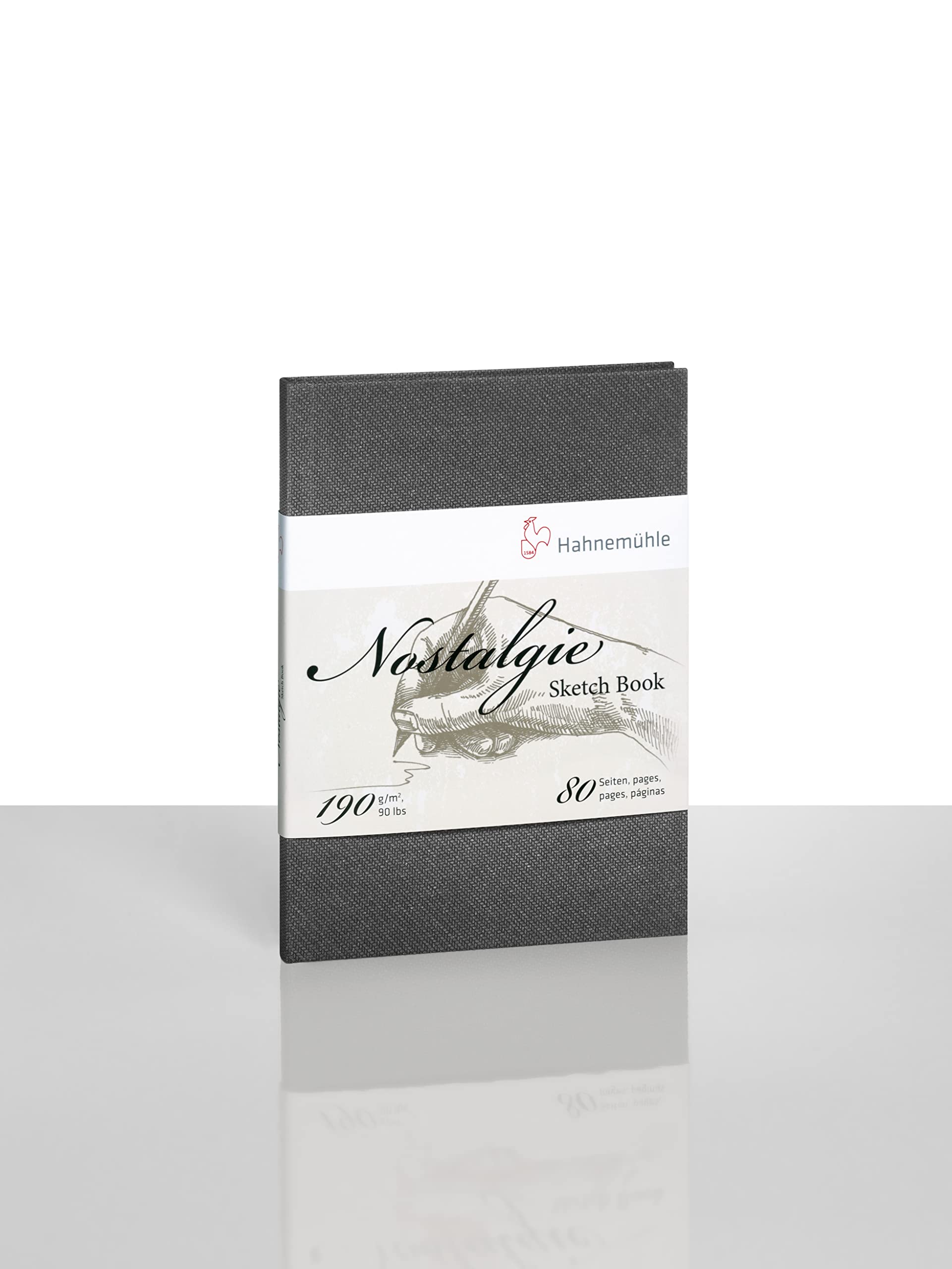 Hahnemuhle Nostalgie Sketch Book Portrait A6 (5.8X4.1 inches) 190gsm 40 sheets/80 Pages
