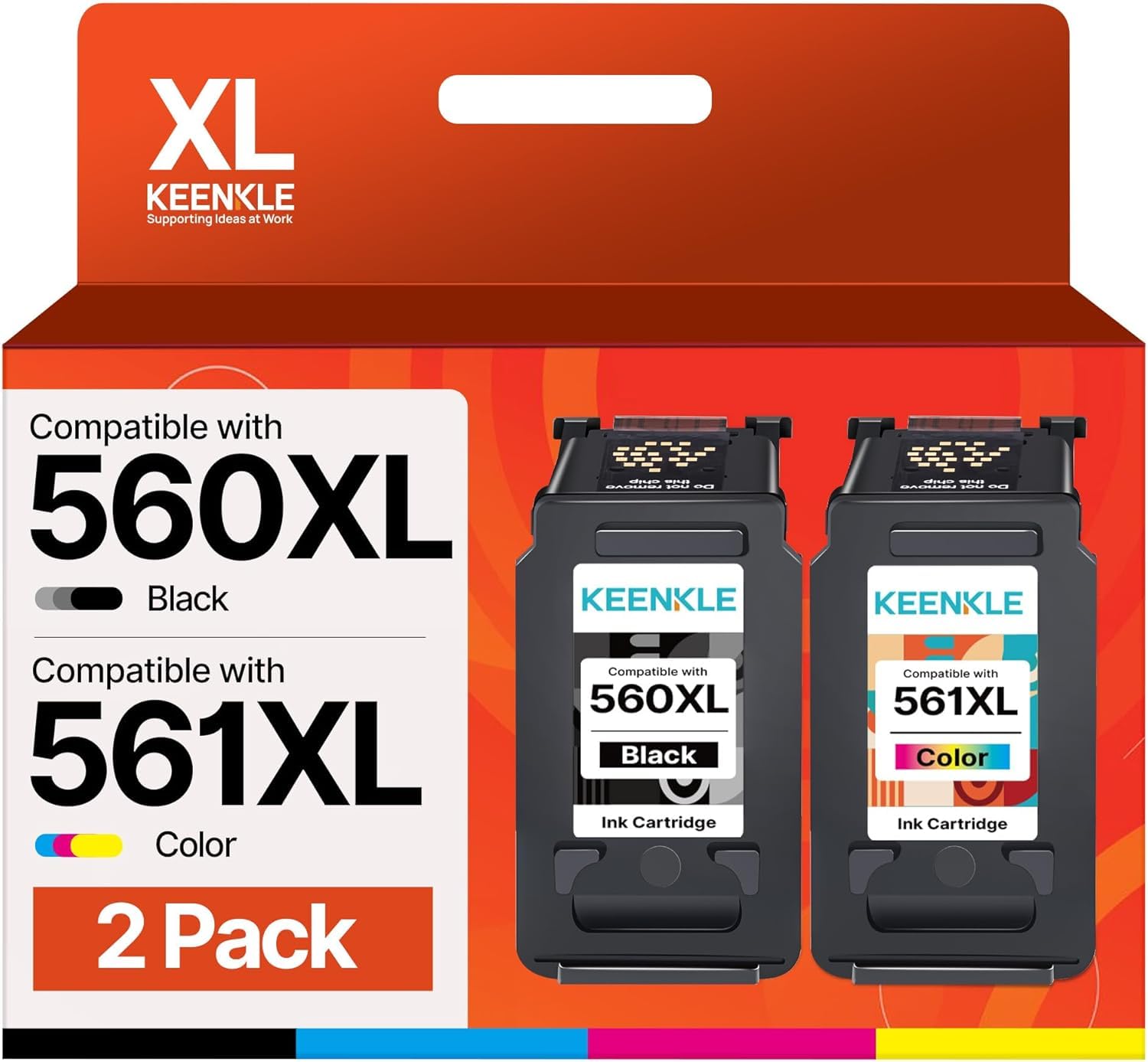 PG-545XL 545 XL Schwarz Druckerpatronen für Canon PG 545 XL 545XL, für Canon Pixma TS3450 MG2550S MG2555S TR4550 TR4551 TS3150 TS3151 MG2950 MG3050 MX490 MX495 iP2850 MG2450 MG3053 Druckers (2er-Pack)