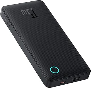 Carregador Portátil Baseus Digital Display Power Bank carregamento rápido 15W/22.5W (Preto 15W, 10000 Milliamp Hours)