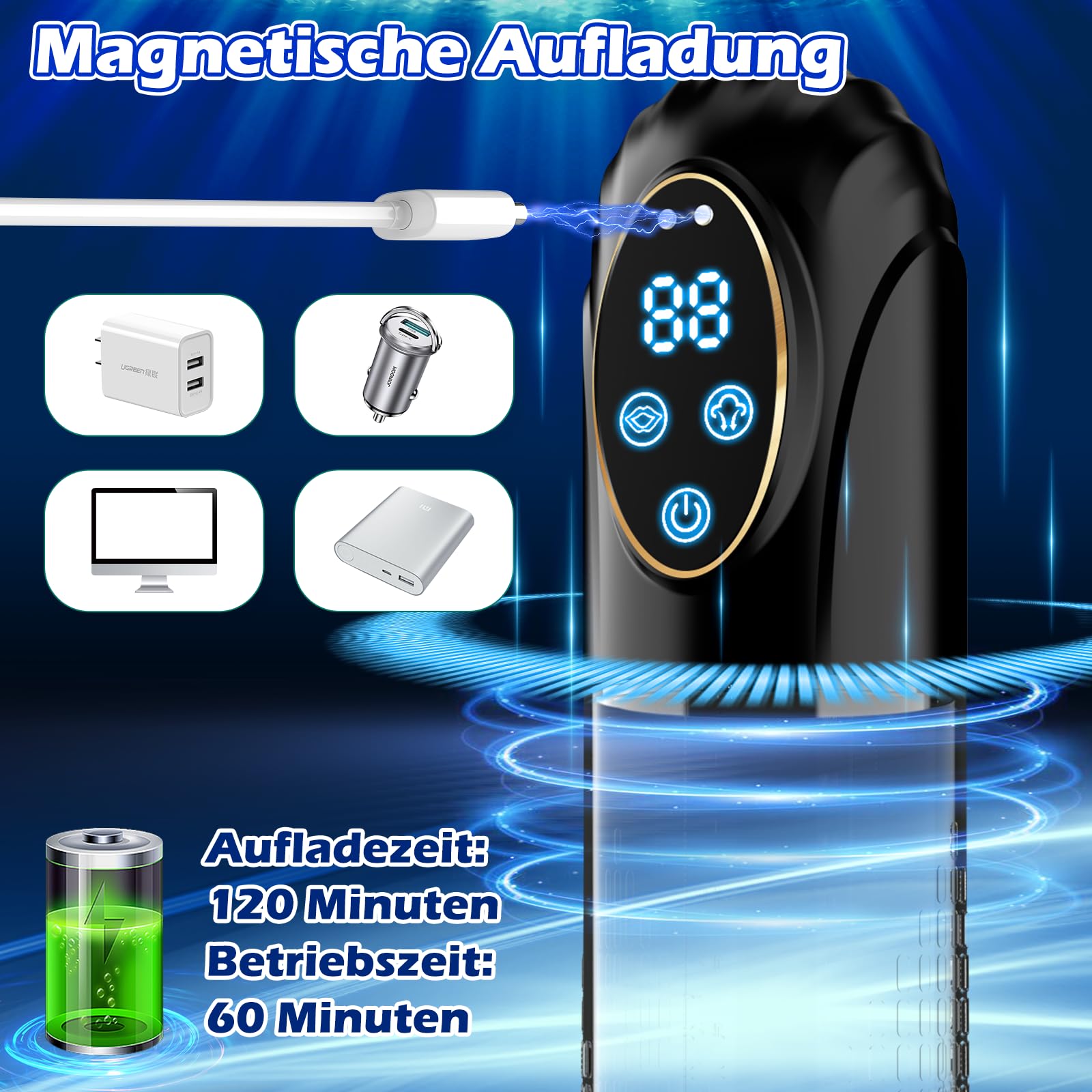 Penispumpe Masturbator mit Penisring