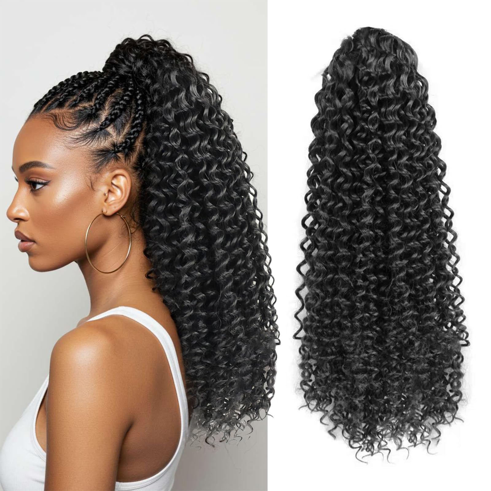 Amazon.com : Drawstring Ponytail Extension Curly Hair 
