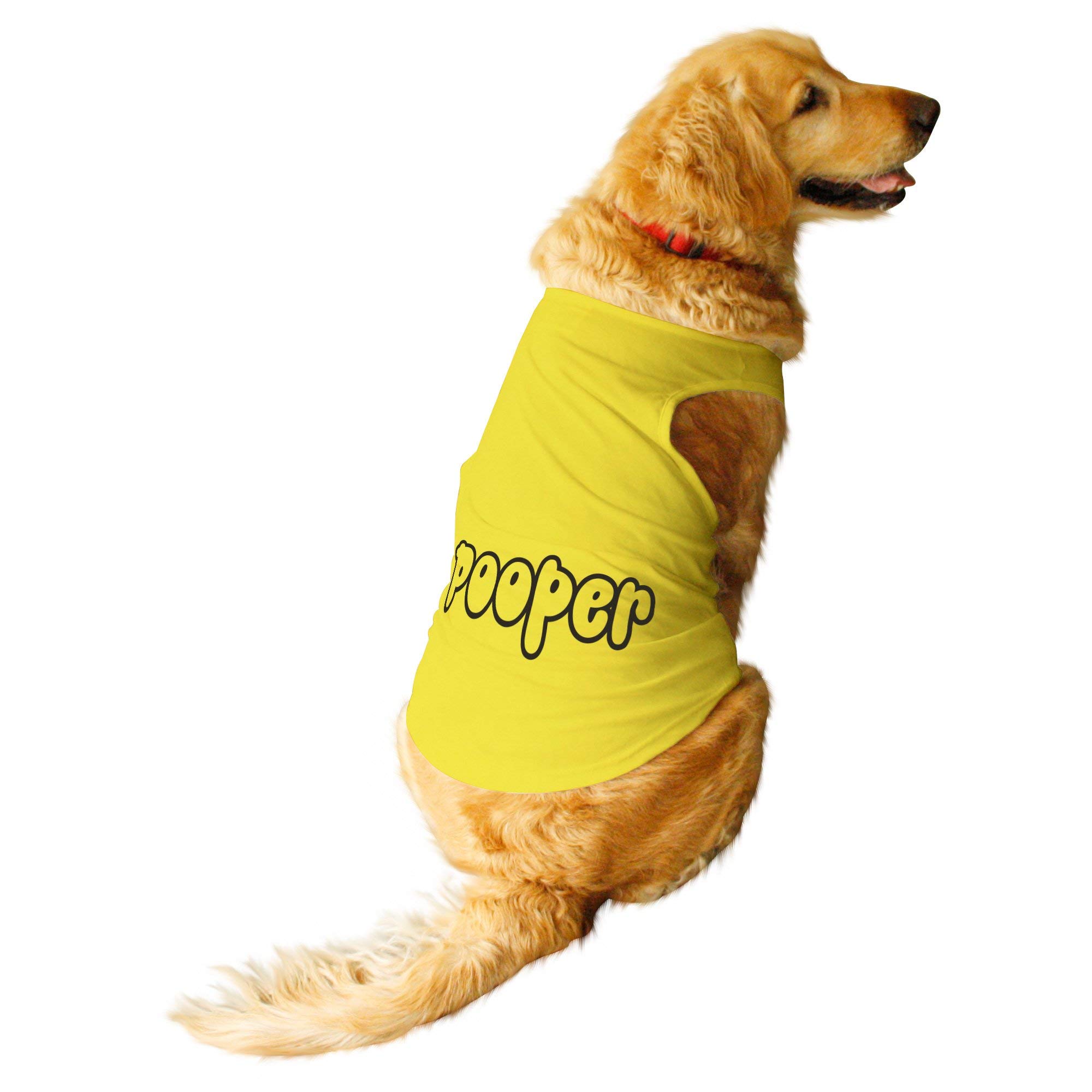 Ruse Pet Pooper Round Neck Sleeveless Vest Tank T-Shirt/Tees for Dog Clothes Summer Apparel.Yellow/Size:-/XXL (Full Grown Saint Bernard, Great Dane etc.) (B08Z8CGX9Q) Amazon Price History, Amazon Price Tracker