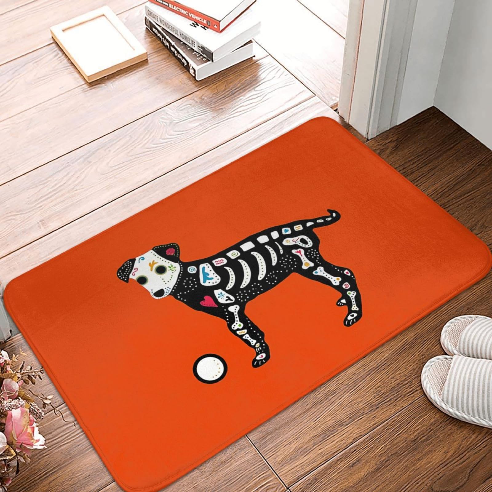 Paillassons pour entrée décoration de la maison ambiance chaleureuse fête des morts mexicaine