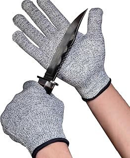 [rindaism] 防刃手袋 耐切創手袋 作業用 レベル5 切れない手袋 軍手 防災 料理 DIY 草刈り (1組 2組 1双 2双 S M L)