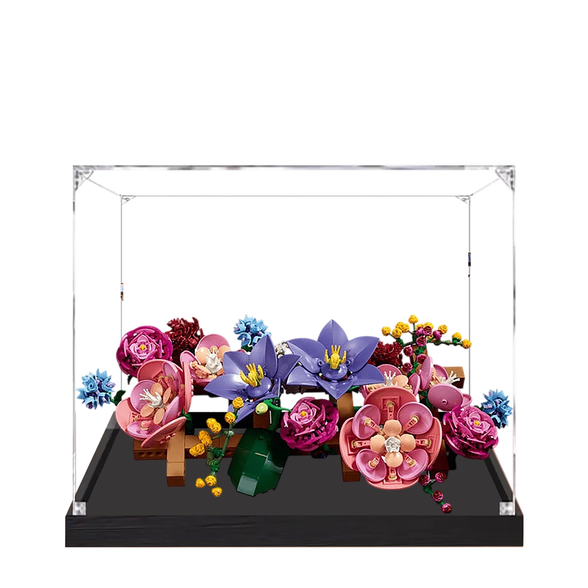 Acrylic Display Case for Lego 11503 Flower Wall Model, 3mm Dustproof Display Box, Display Case Compatible with Lego 11503(Model Not Included) (Transparent 2MM)
