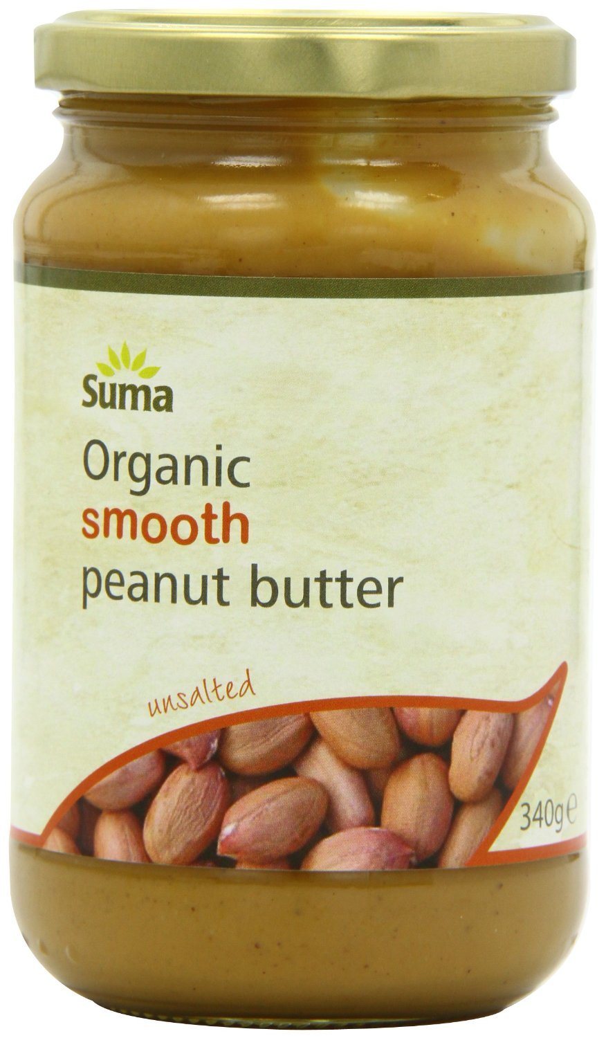 Suma Smooth Organic Peanut Butter (Unsalted) 340g
