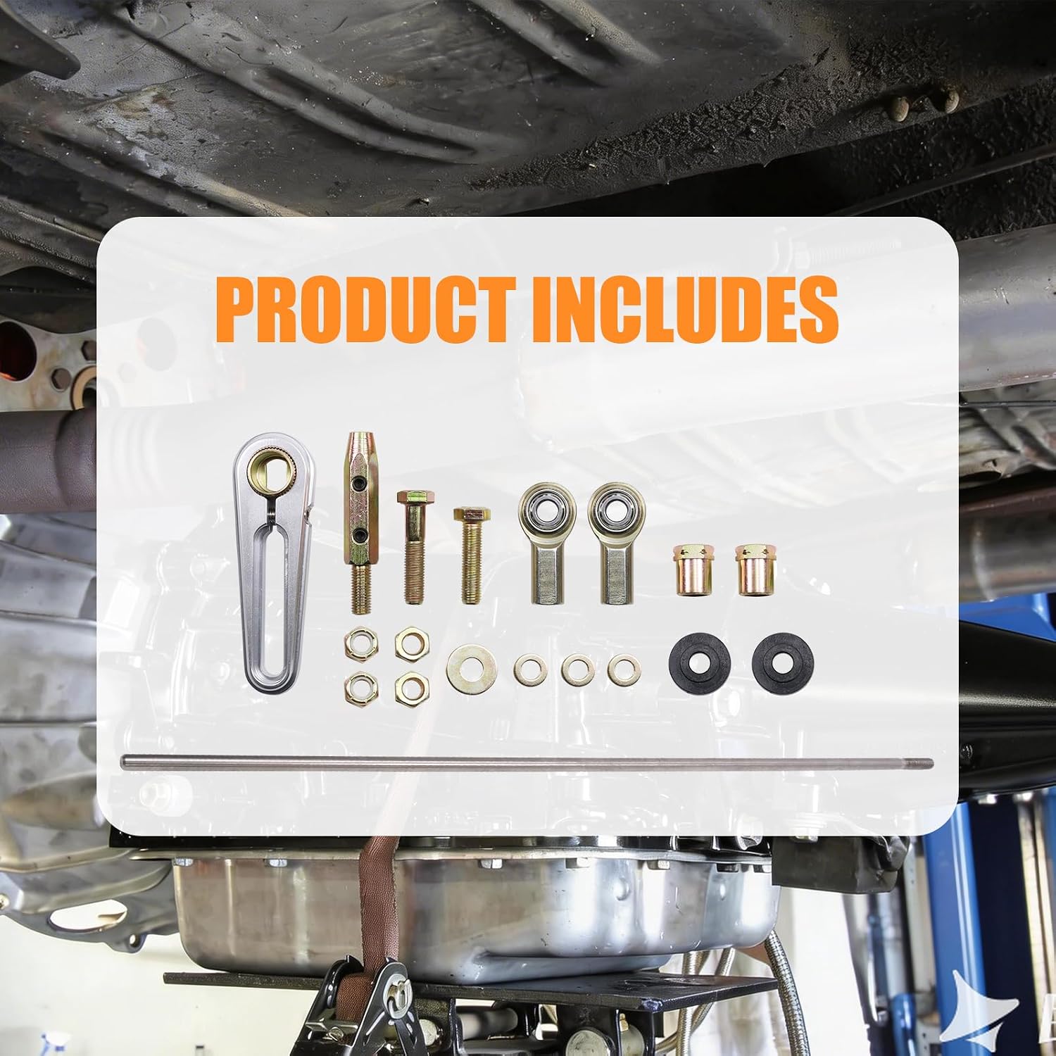 Adjustable Transmissions Column Shift Linkage Kit Compatible with 350 400 700R4 4L60 4L60E 4L80E Replace#ACA-1800 CB5010 D292-SHLTH400