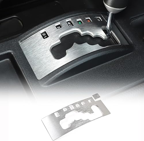 LLKUANG Cubierta del panel de palanca de cambios de control central de automóvil para Toyota FJ Cruiser 2007-2021 Almohadilla antiarañazos de