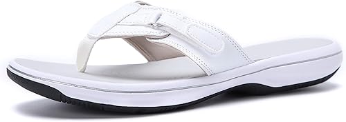 DOGDAN Women's Flip Flops Thong Cushion Sandals Toepost Slippers