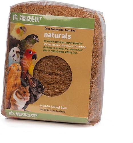 Miniatura 2 de Prevue Pet Products - Fibras de cama de coco para animales pequeños, 0.5 libras