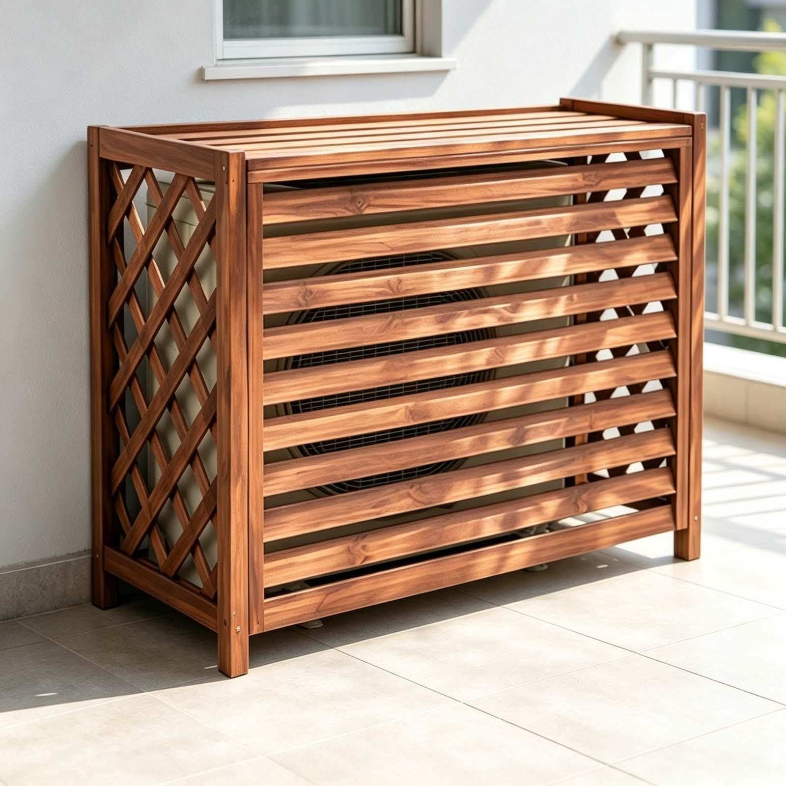 Brise Vue Pompe a Chaleur Cache Climatiseur Balcon