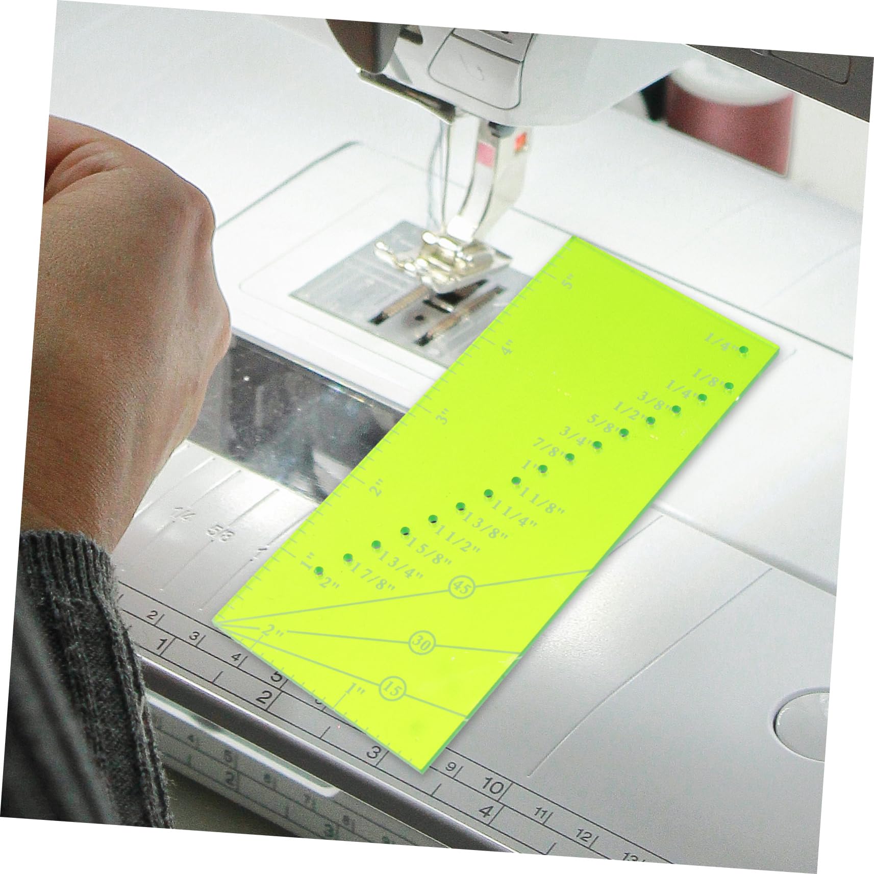 STOBOK 2juegos Regla De Acolchado Profesional De Costura Guías y Ángulos Plantilla De Patchwork Para Medición Precisa y De Magnético