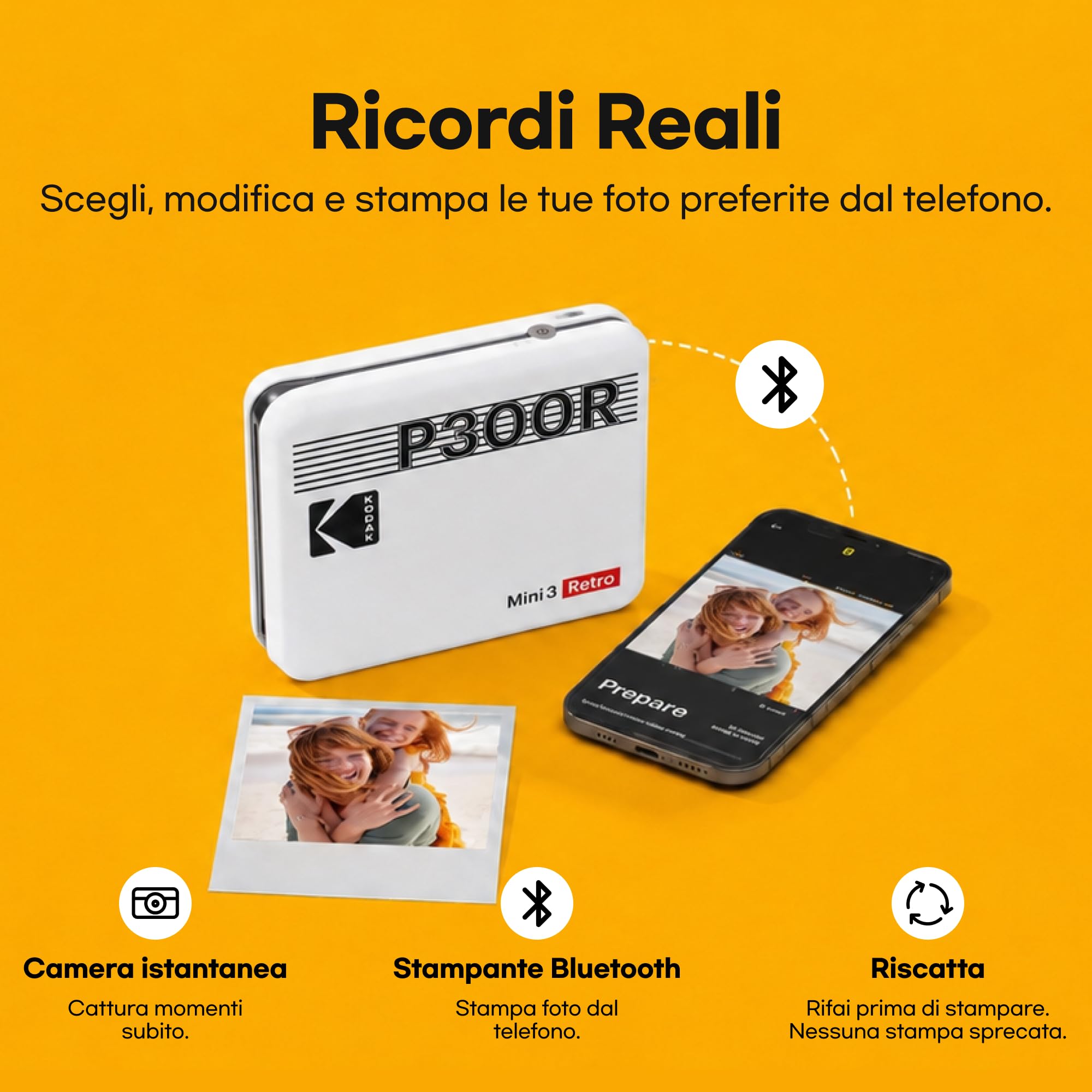 KODAK Mini Shot 3 Retro 4PASS 2-in-1 Instant Digital Camera and Photo Printer (3x3 inches) White 3x3 Camera + 8 Sheets User Manual KODAK Mini Shot 3 Retro 4PASS 2-in-1 Instant Digital Camera and Photo Printer (3x3 inches) White 3x3 Camera + 8 Sheets User Manual