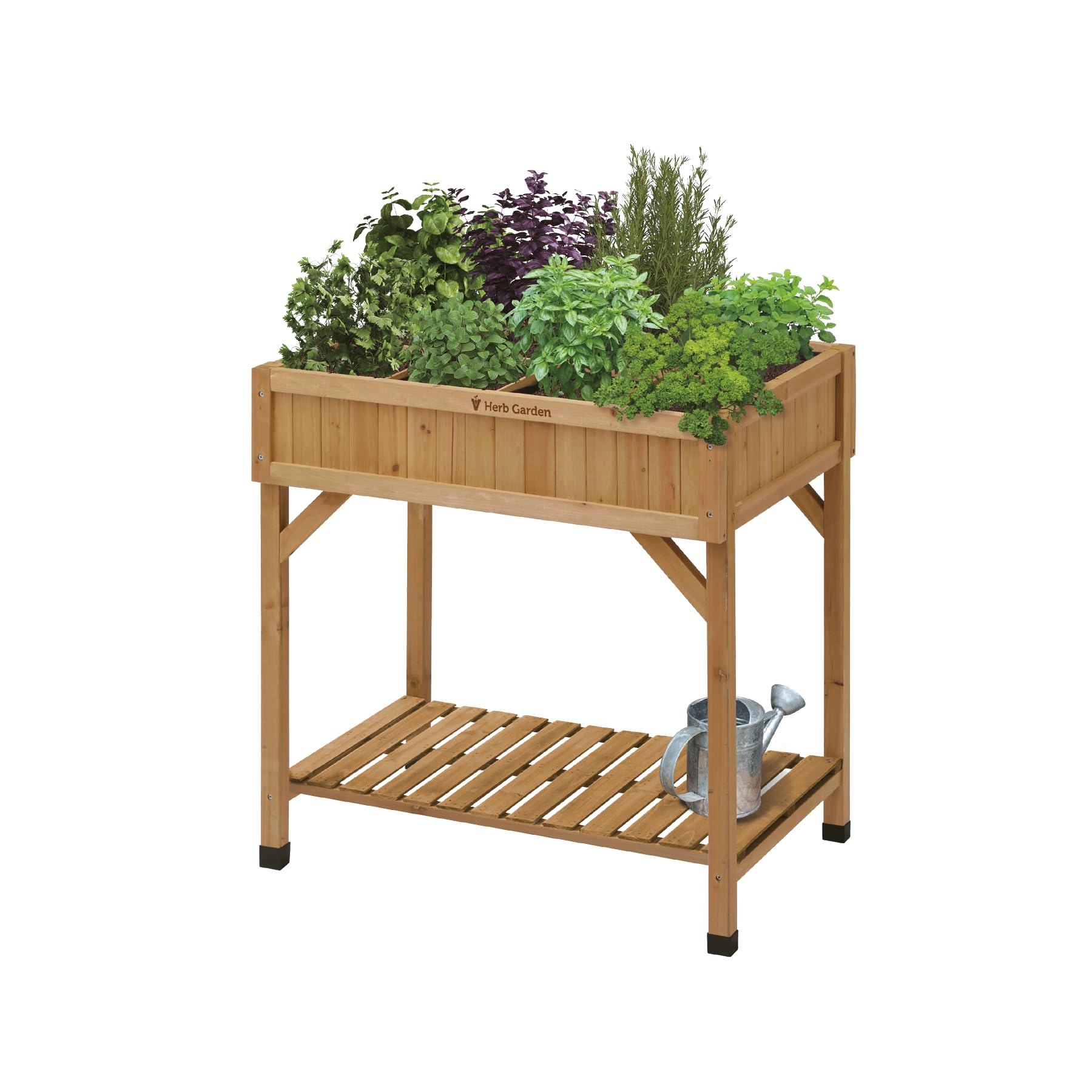 Vegtrug - Mesa de Cultivo, Incluye Compartimentos para Plantas // 80 x 78 x 58 cm (Largo x Prof. x Alto)