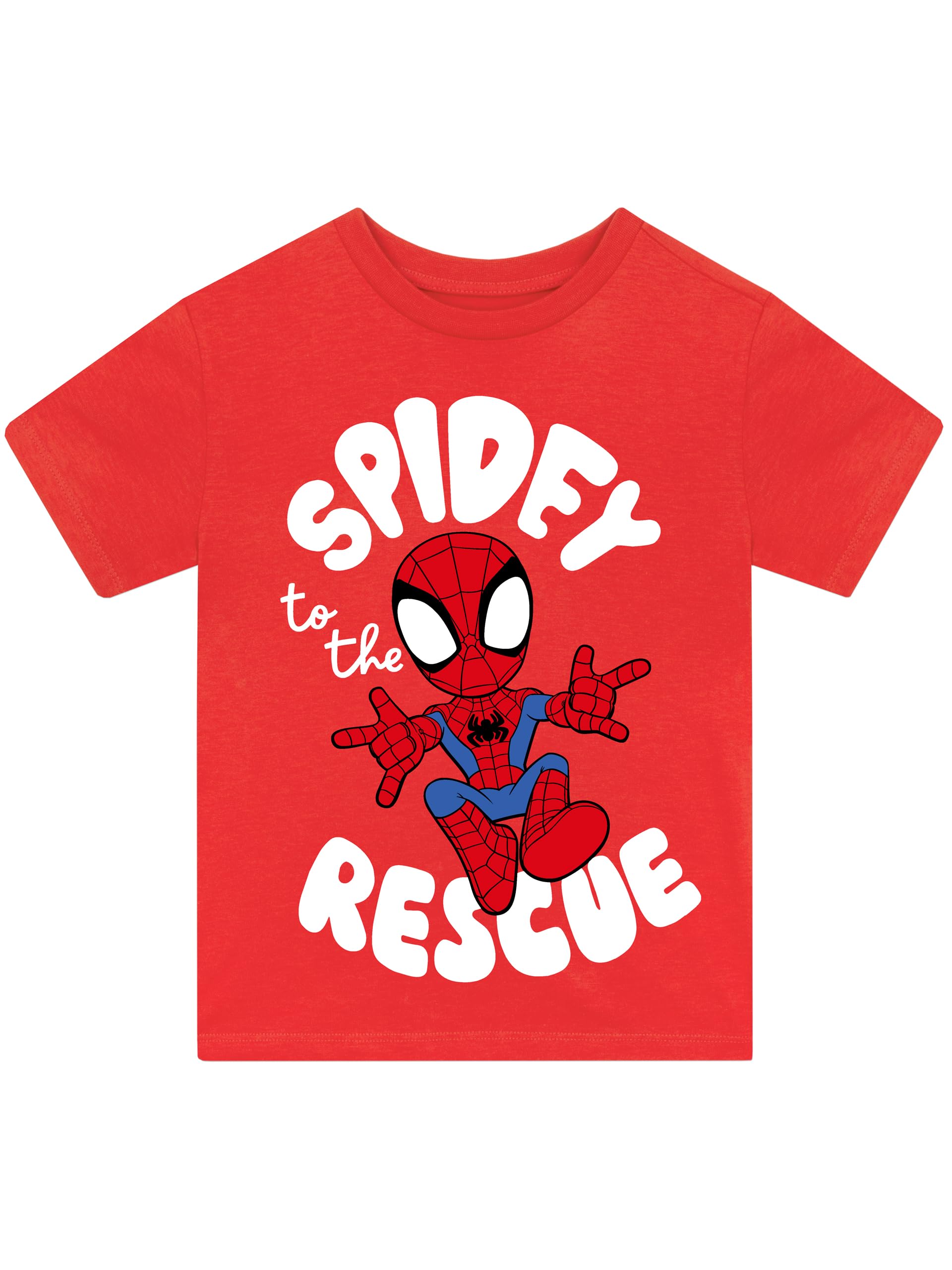 Koszulka Marvel Spiderman | T-shirt Chłopięcy Spidey And His Amazing Friends | Koszulki Chłopięce Spidey | Czerwony 128