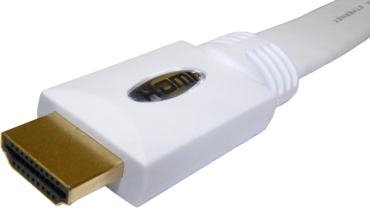 SAC Electronics AE0536 15m 2.0 3D/2160P Flat HDMI Lead Cable - White