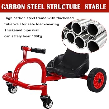 Amazon.co.jp: MOFGOE キッズドリフトトライク、幼児用4輪