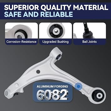 Front Suspension Kit Lower Control Arm Fit for 2005-2010 Honda Odyssey