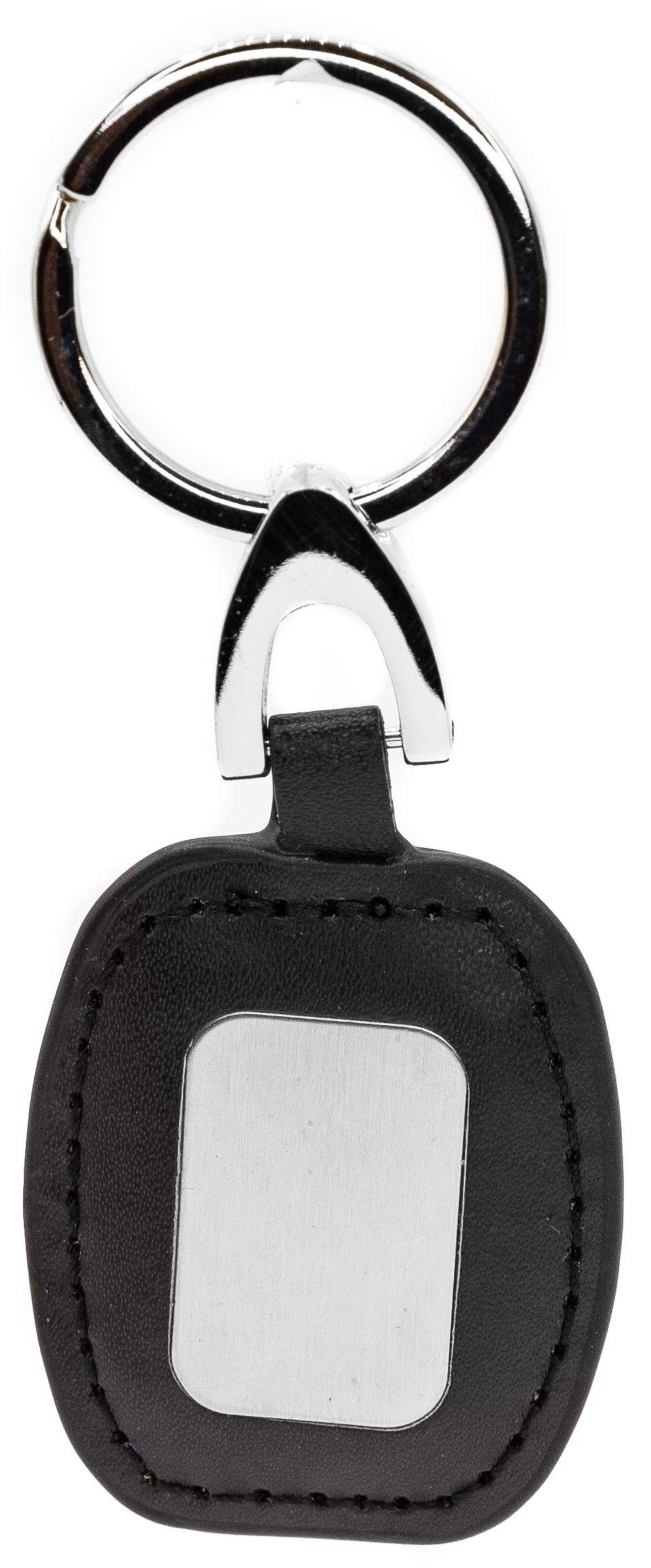 Amazon.com: Stephanie Imports Black Genuine Leather Keychain With