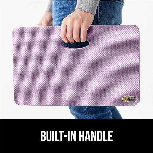 Vista 25 de Gorilla Grip - Tapete original grueso de alta calidad para arrodillarse, ideal para jardinería, trabajar en el patio, yoga, para arrodillarse