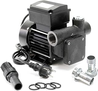 Bomba diesel autoaspirante 80 l/min 550W 230V Altura succión 2 m Bomba gasóleo Bomba aceite Repostar