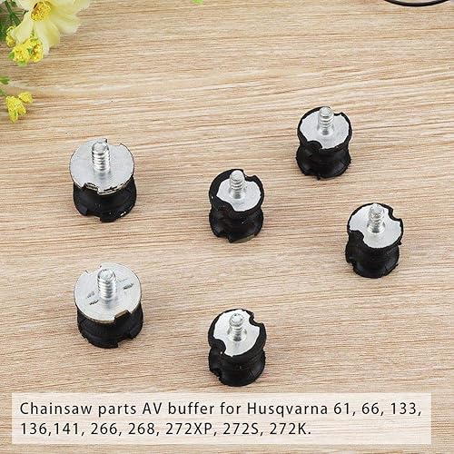 Miniatura 7 de AV Buffer Mounts Motosierra Piezas AV Buffer para Husqvarna 61 66 133 136 141 272S 266 268 272XP Motosierra Piezas de repuesto Accesorios