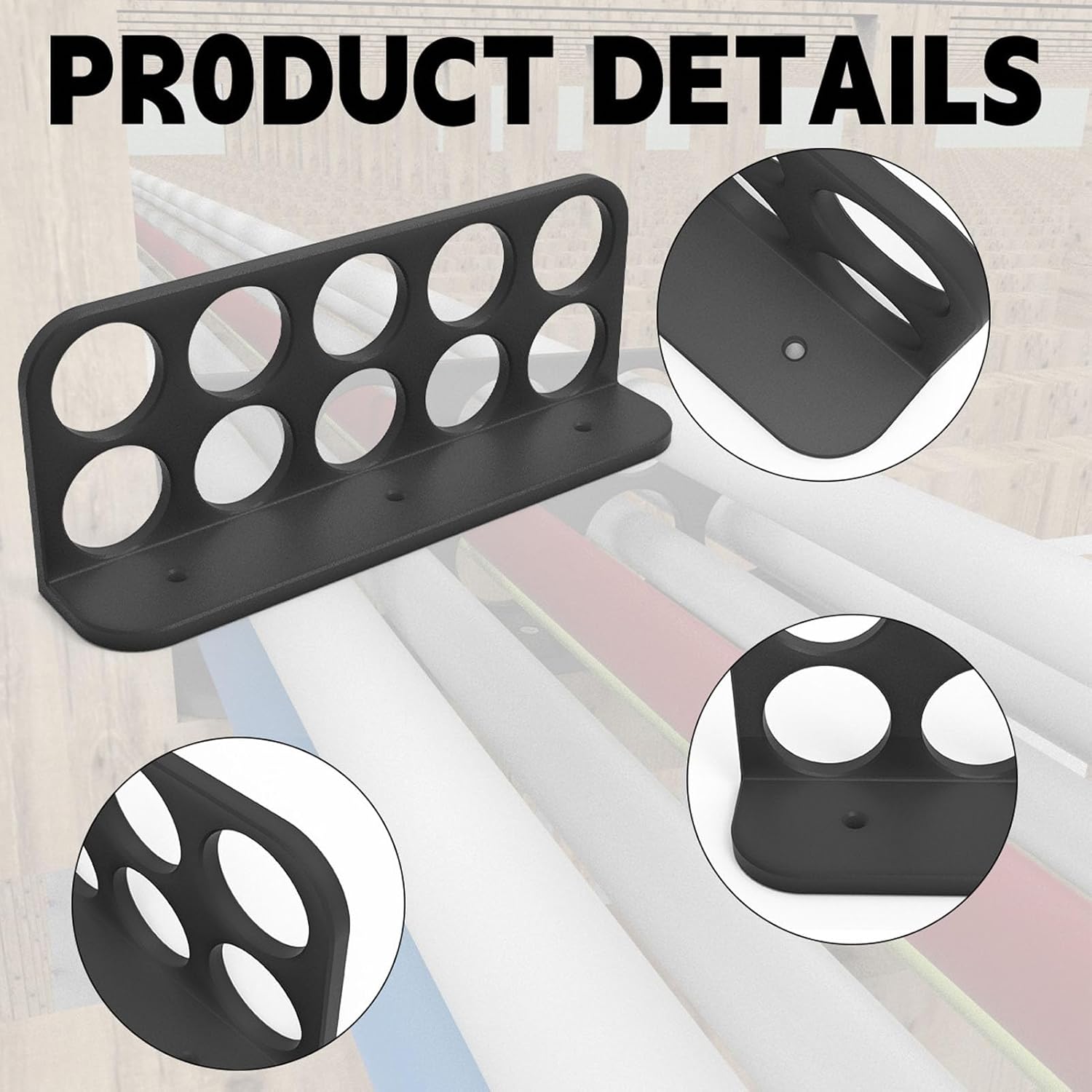 Cable Support Bracket, Cable Support Wire Bracket Holder, 10 Holes Cable Chase Wire Bracket for Network Modular Bus Electrical Cord 1 Inch (20PCS)