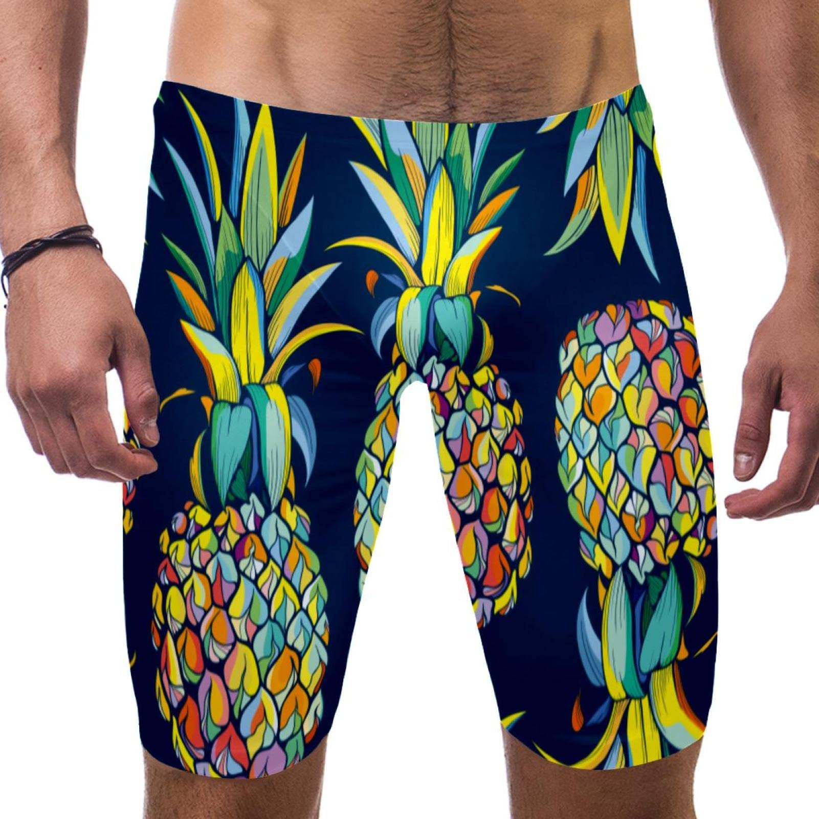 Bañador de natación HUI JIN SHOP de frutas tropicales para hombres y niños en L 7