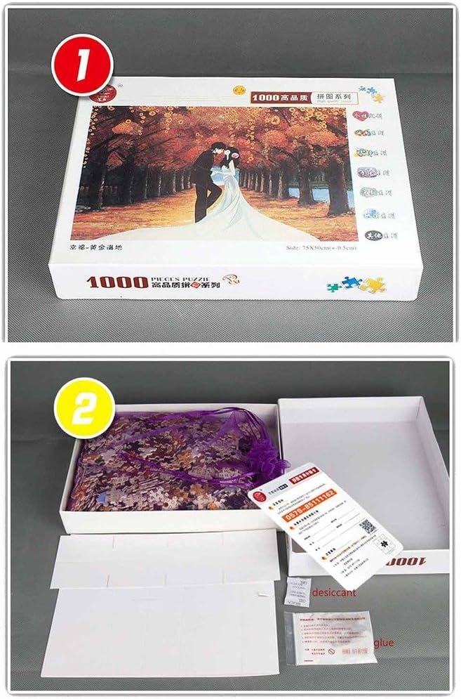 PigBangbang,Intellectiv Games Photomosaic Jigsaw Puzzle Basswood in a Box 1000 Piece 29.5 X 19.6'' Famous Paintings Mural Home Decoration-Coast Clouds Sunset Landscape