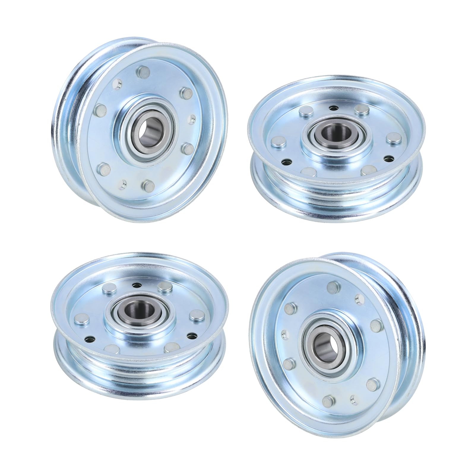Polea tensora 164090 compatible con cortacésped King Kutter RFM Series de 4 pies, 5 pies y 6 pies (paquete de 4)