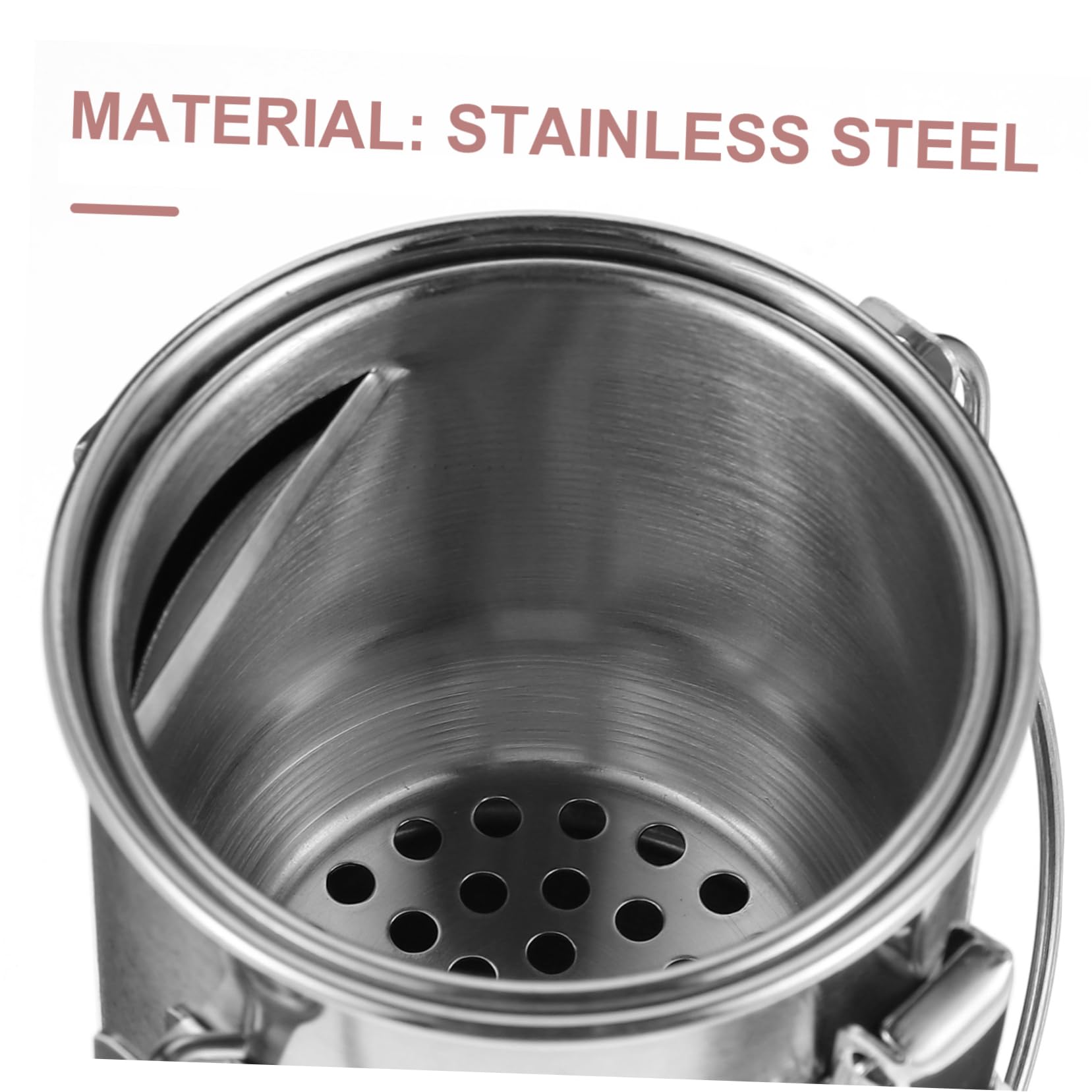 LALAFINA Stainless Steel Painting Brush Washing Bucket Painting Pen Washer Brush Cup for Artists Boys and Girls Crafts