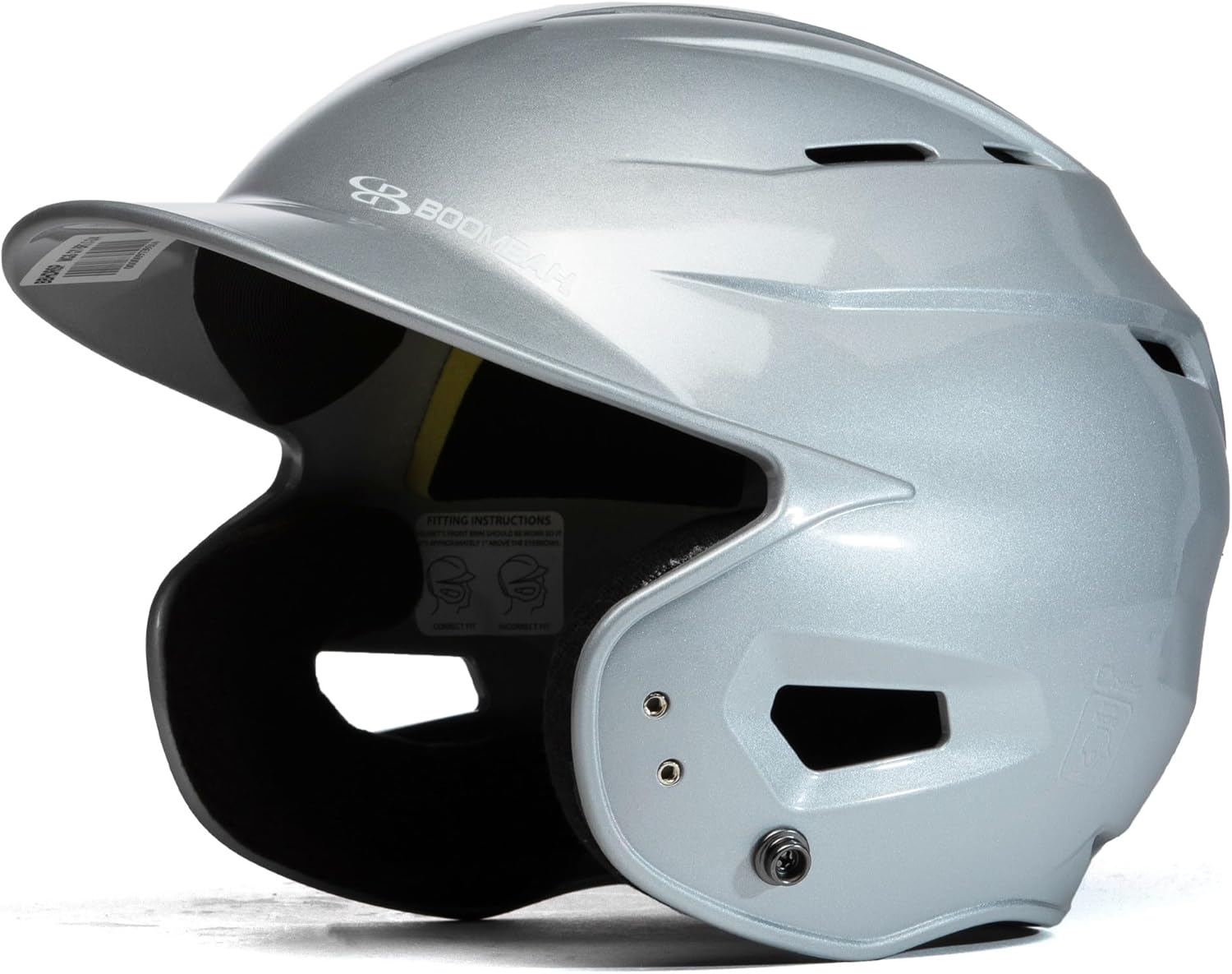 Boombah DEFCON Baseball/Softball Helmet Sleek Profile Metallic Gloss Solid - Multiple Color Options - 2 Sizes