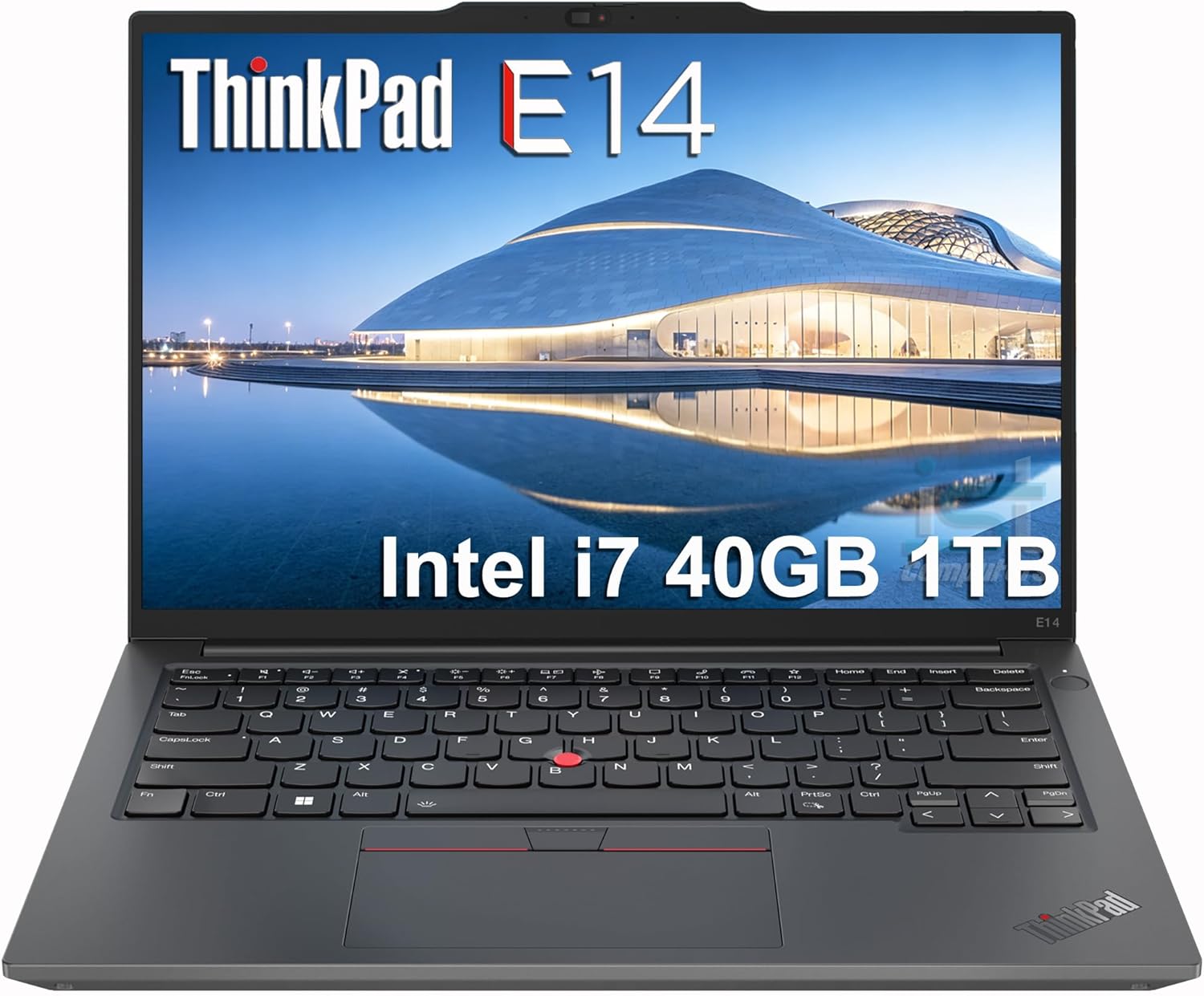 Lenovo ThinkPad E14 Laptop, Intel Core i7-1355U, 40GB RAM, 1TB SSD, 10-Core(> Ultra 5), High-Performance, Business, Enterprise, Work PC, Backlit KB, RGB Camera, Fingerprint Reader, Win 11 Pro