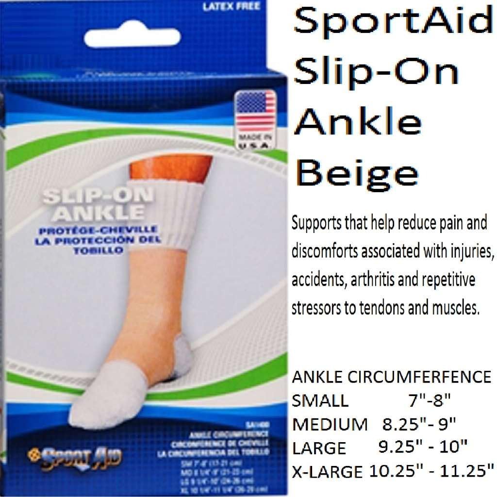 Sportaid Ankle Brace SlipOn Sportaid L Health & Household