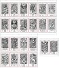 22 Major Fantasy Mystic Tarot Transparent Clear Stamp for DIY Fun Making Scrapbooking