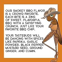 Vista 2 de Tricky Cricky Bocadillos comestibles de grillo saborizados para humanos – Cultivados en Estados Unidos – Aperitivos gourmet únicos y saludables