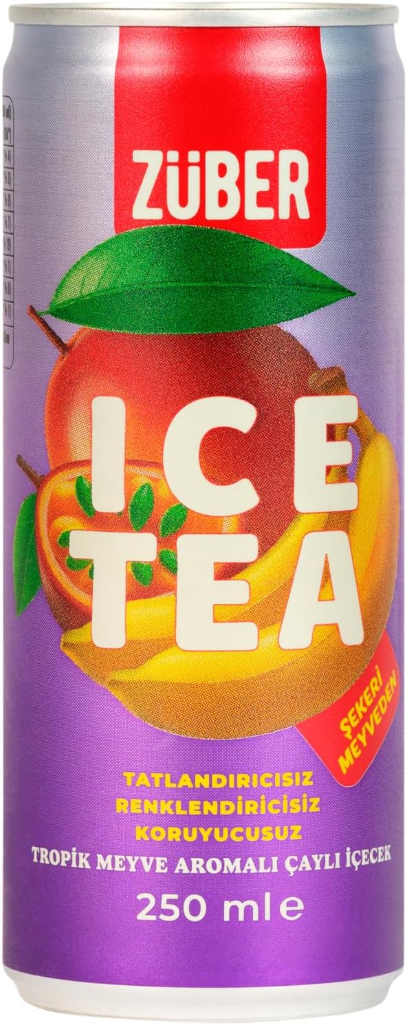 Züber Ice Tea Tropik Meyve Aromalı 250ml
