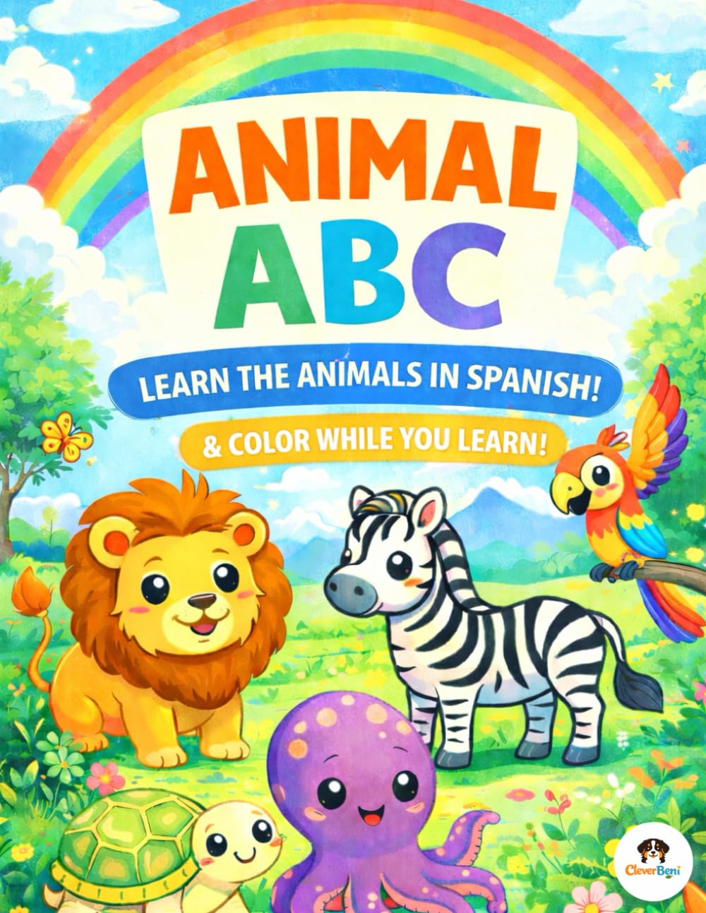 Learn English & Spanish While You Color