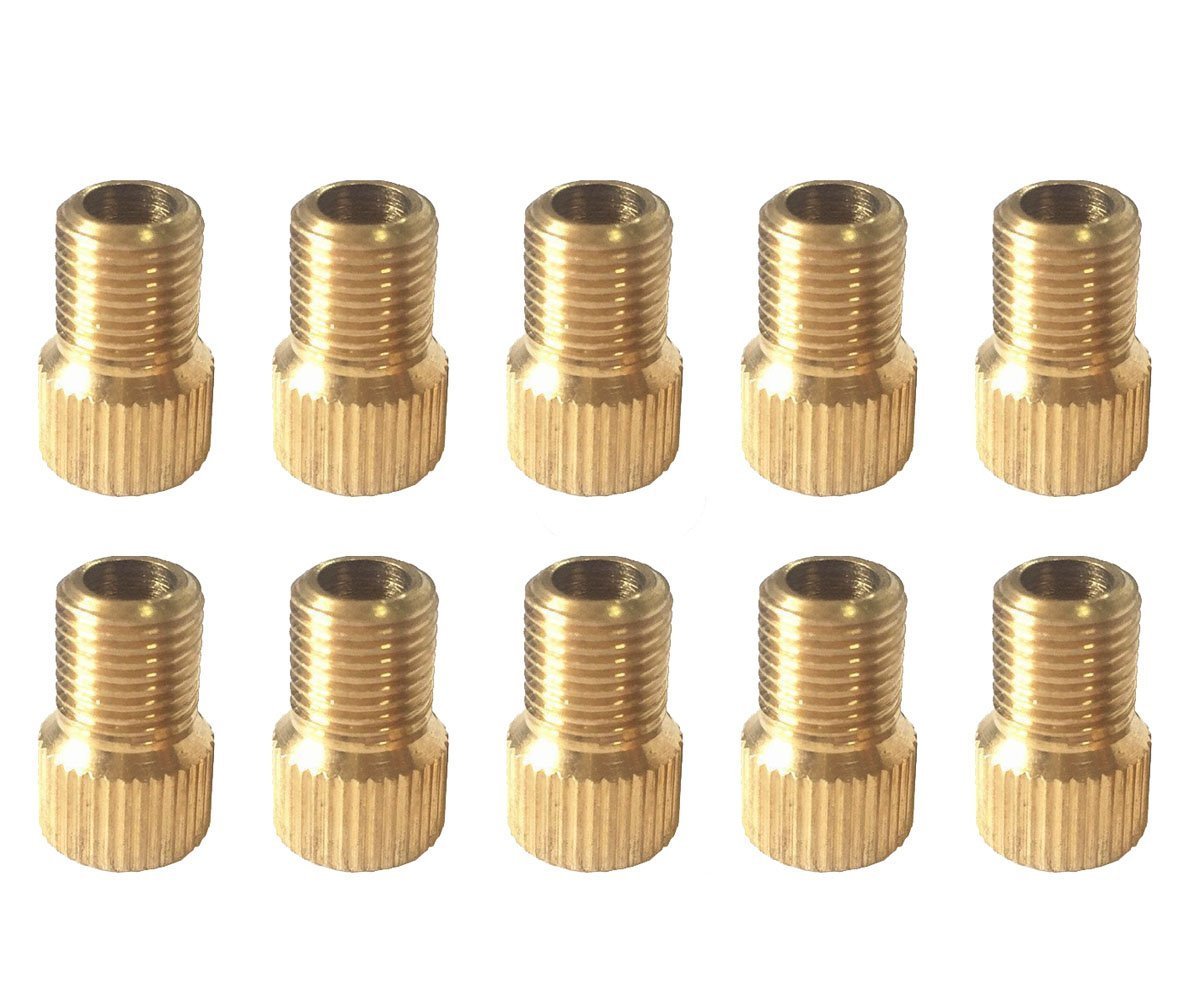 Namvo Bicycle Bike Tire Tube Presta to Schrader Pump Bicycle Bike Cycling Valve Adaptor Adapter Repair - 10Pcs