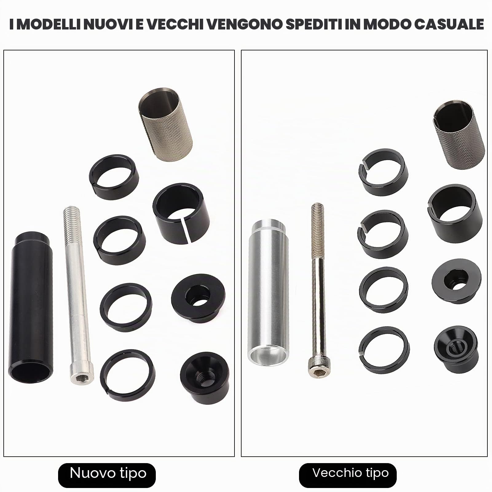 Attacco manubrio per bicicletta, estensione per estensione riser per stelo per tubo manubrio per bicicletta Accessori per ciclismo per mountain bike per alzarsi stelo per forcella del manubrio