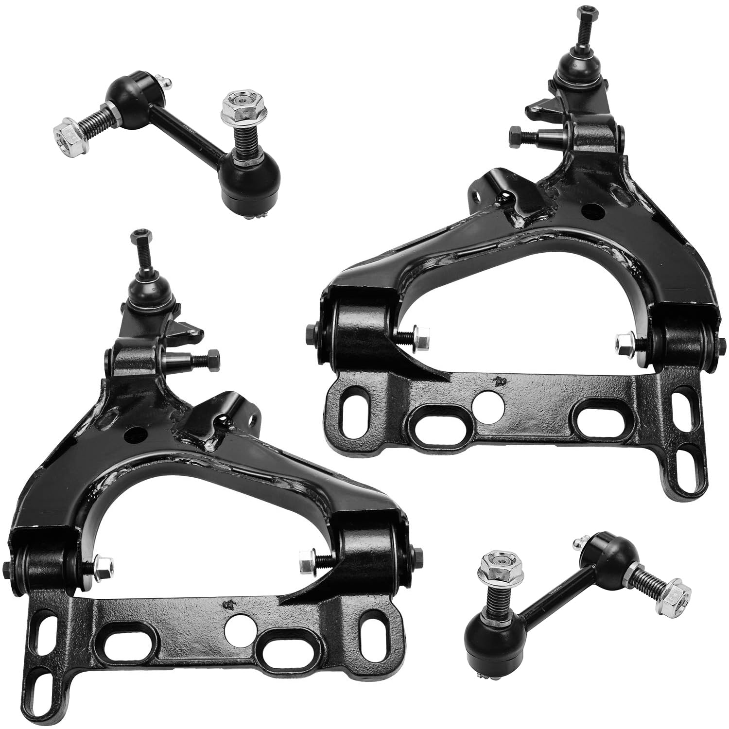 Detroit Axle - 4pc Front End Control Arms Kit for Chevy Trailblazer EXT