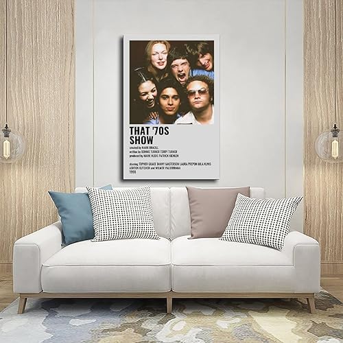Vista 5 de That '70s Show Sitcom 3 - Póster en lienzo para decoración de pared, pintura para sala de estar, dormitorio, estilo sin marco, 12 x 18 pulgadas