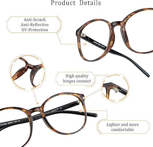 Miniatura 2 de LifeArt - Lentes con bloqueo de luz azul para leer en la computadora.