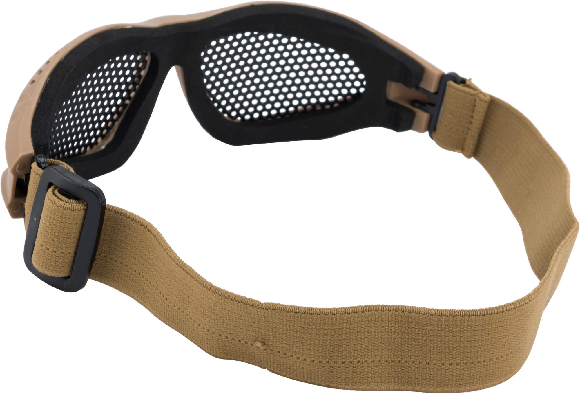 Evike Airsoft - Matrix Zero Wire Mesh Adjustable Goggles (Color: Tan)