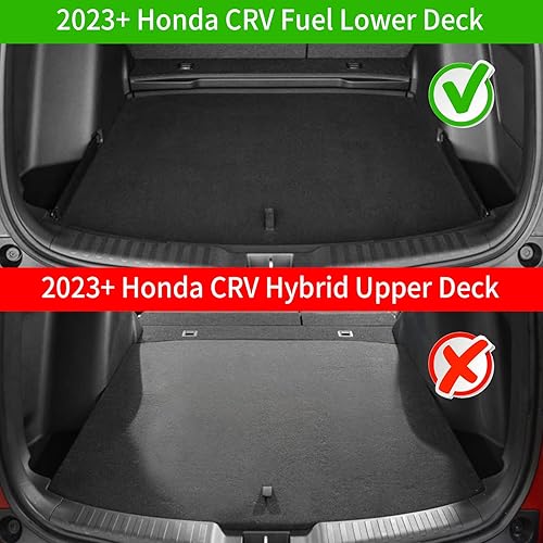Vista 31 de Rongtaod Alfombrillas compatibles con Honda CRV 2017-2022, alfombrilla de maletero TPE para todo tipo de clima, accesorios CR-V 2021